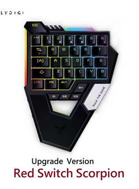 Scorpion New Version Red Switch keyboard pubg cod mobile Blu