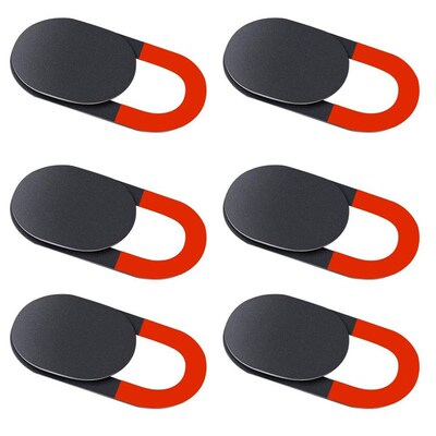 6PCS WebCam Cover Shutter Slider Plastic Universal Antispy