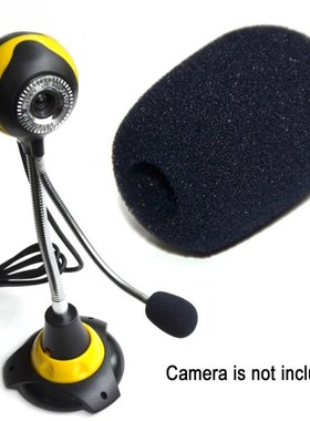 10pcs Mini Black Microphone Headset Windscreen soft Sponge