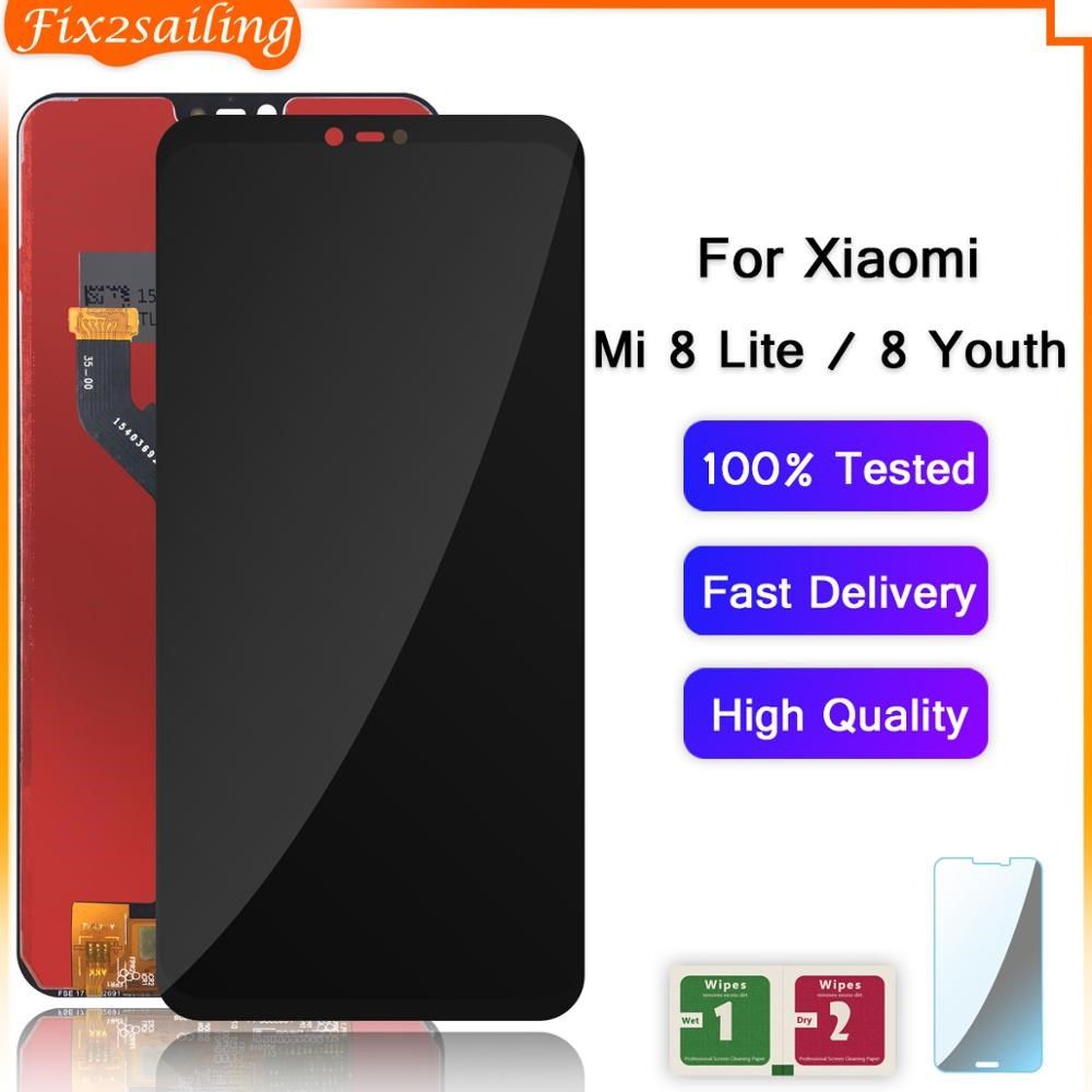 For Xiaomi Mi 8 Lite LCD Display Touch Screen Digitizer Asse