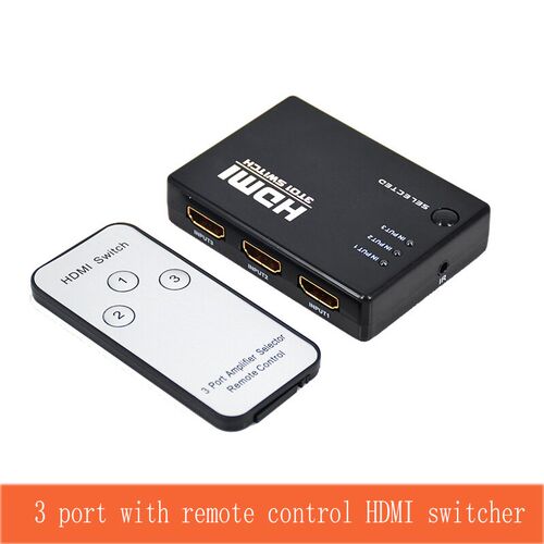 3 Port Smart HDMI Switcher Three HDMI Signal Input Switch H