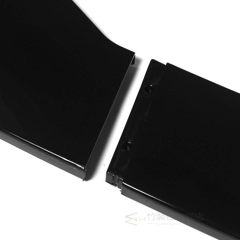 3pcs car universal front lip chin bumper spoiler for nissan