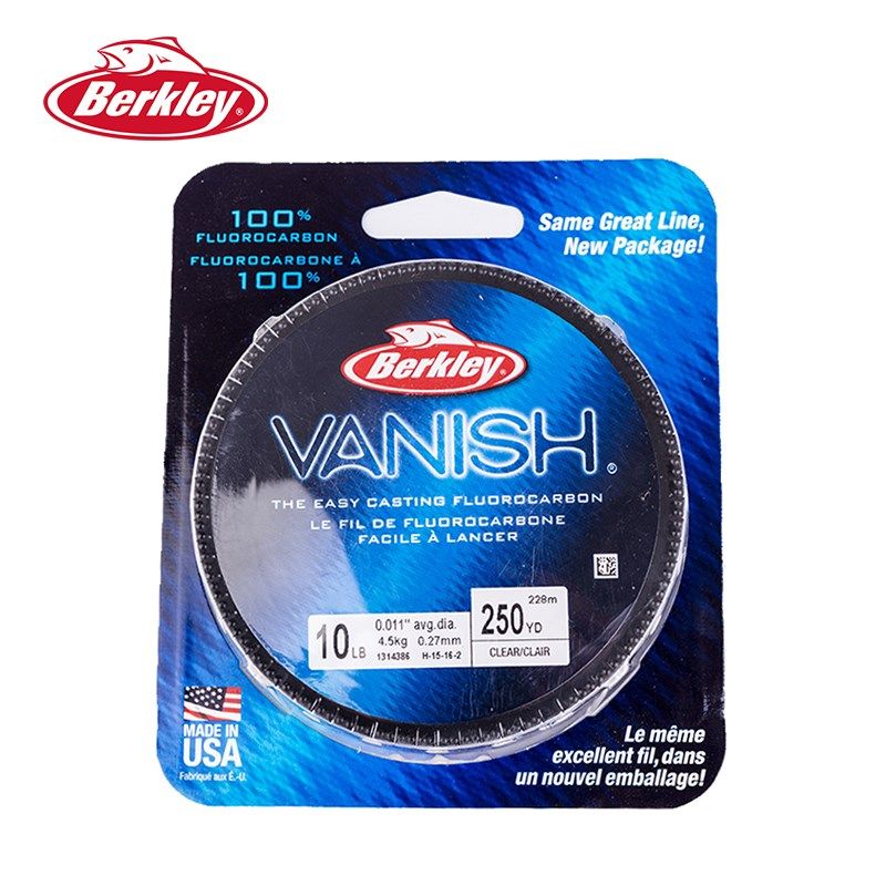 Berkley Brand Vanish 228m 250yd Fishing Line Clear Color Fl