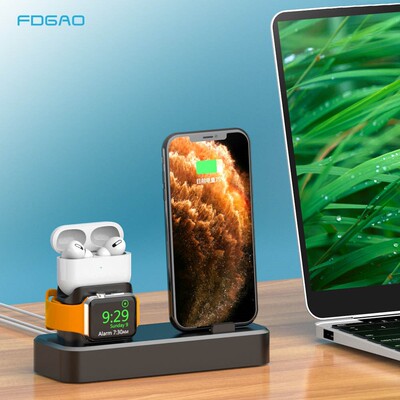 FDGAO 3 in 1 Charging Stand Dock Station Phone Holder For i
