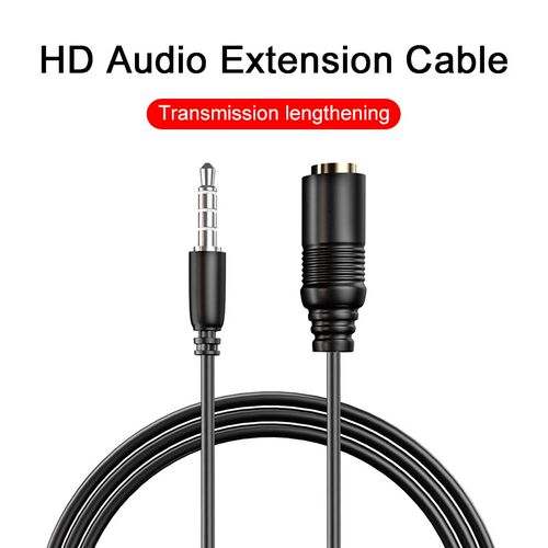 1pcs Aux Extension Cable Audio 3.5mm Jack Male To Female Ca