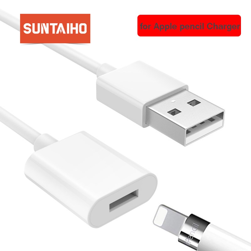 Suntaiho Charger for Apple Pencil Adapter Charging Cable Cor