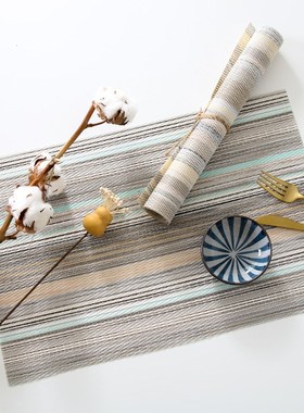 2020 PVC Placemats Coaster Table Mats For Dining Table Heat