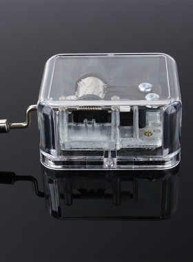 Music Box DIY Craft Vintage Musical Gold Hand Hurdy Gurdy S