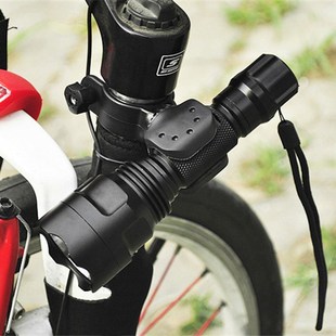 HOT niversal Bike Flashlight LED Torch Mount  360 Degree Rot