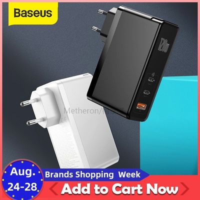 Baseus GaN 120W Charger Quick Charge 3.0 4.0 for MacBook Pro