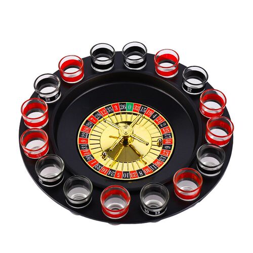 Bar Funny Tools Russia Turntable Shot Glass Drinking Game 16