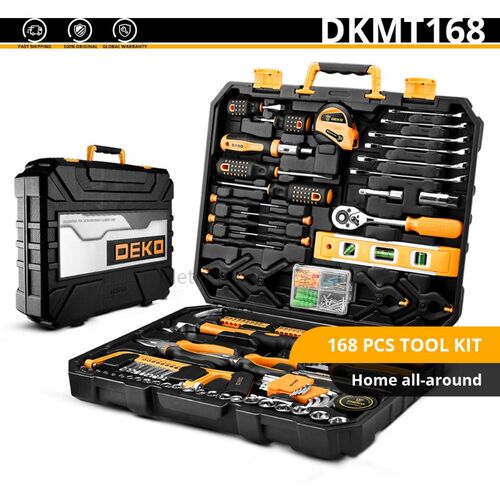 DKMT168 Socket Wrench Tool Set Auto Repair Mixed Tool Combin