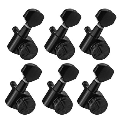 6pcs Guitar String Peg Locking Tuners Tuning Pegs Machine He