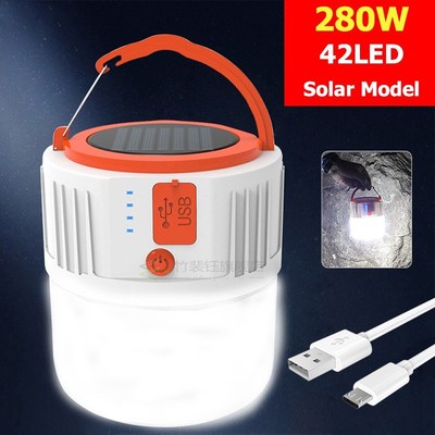 Solar LED Camping Light SB Rechargeable Bulb  Outdoor Tent L
