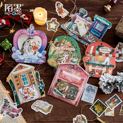 Mo Card Christmas Island diary paper diary sticker Scrapboo