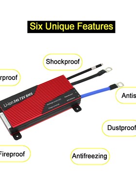 20S 80A 100A 120A 150A 200A 250A PCM/PCB/BMS for 72V LiFePO4