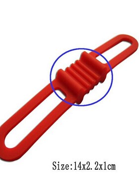 1 piece Cycling bicycle bike Elastic Silicone strap bandage