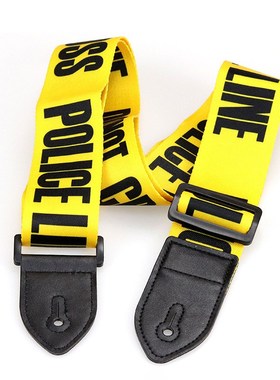 Guitar Strap for Electric Bass Guitar Parts Yellow Adjustabl