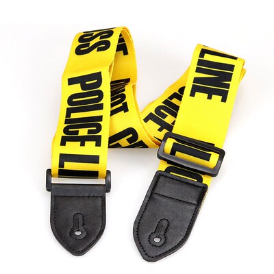Guitar Strap for Electric Bass Guitar Parts Yellow Adjustabl
