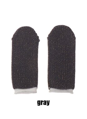 2 Pairs Finger Sleeve Touch Screen Cots Gaming Gloves for Sw