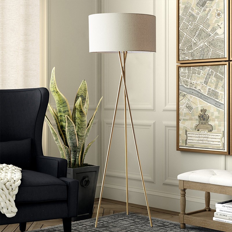 Nordic Modern Floor Lamp Led Iron Tripod Floor Lamps For Liv