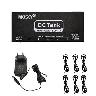 Mosky Mini DC TANK 9V Guitar Effect Pedal Power Supply 6 Is