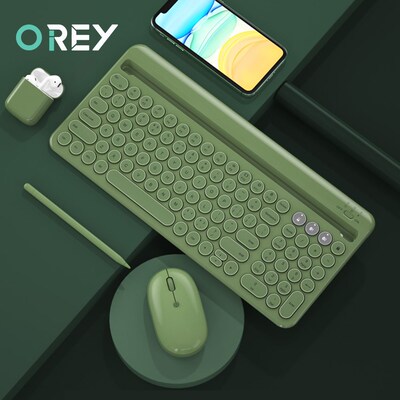 Bluetooth Gaming Keyboard Mouse Set For iPad Tablet Smartph