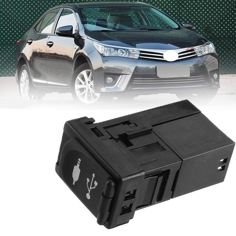 Car AUX USB Port Adapter Jack Auto for Toyota Rav4 Camry fo