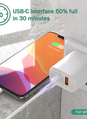 20W PD Quick Charger Adapter For IPhone 12 11 Pro Max Mini