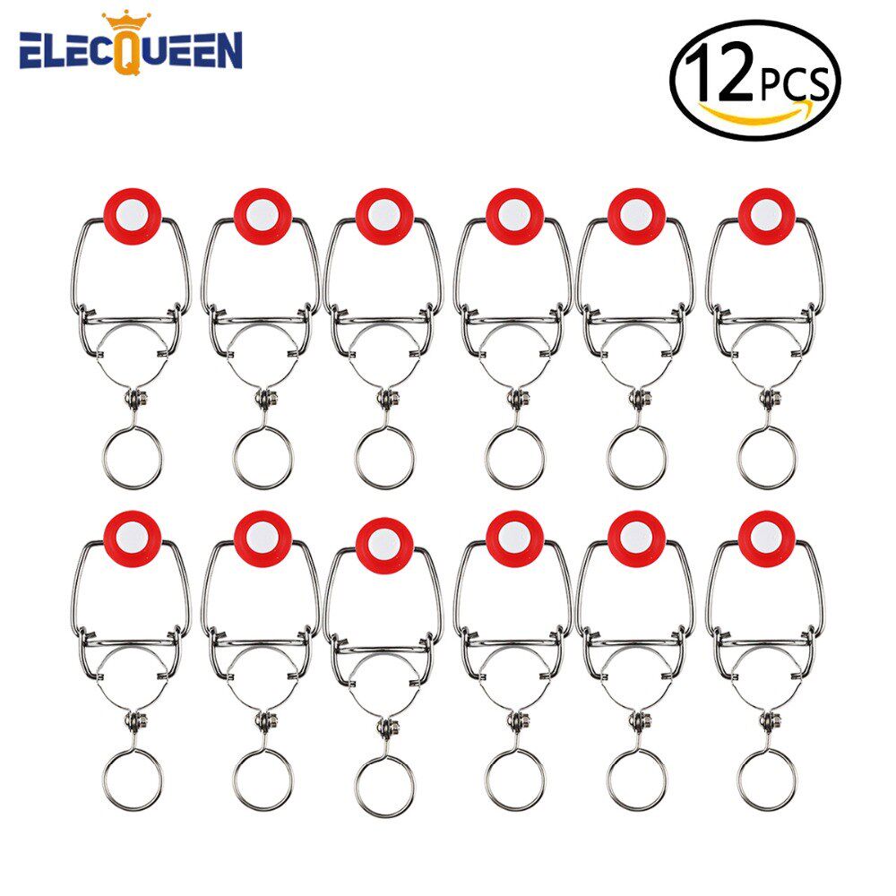 12PCS Ez Cap Flip Top Stopper Root Beer Bottles Replacet Swi