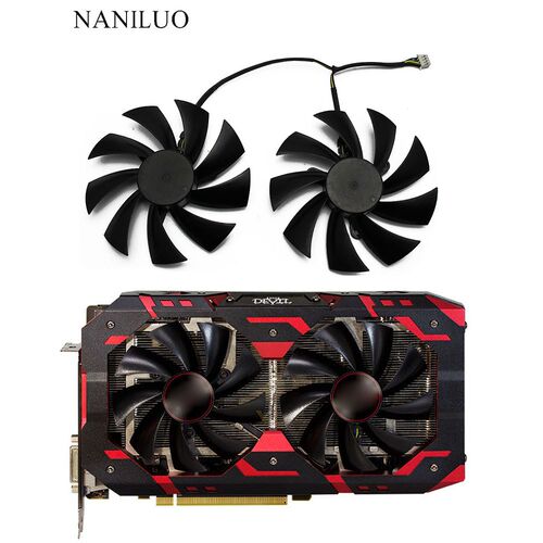 95mm PLD10015B12H 0.55A RX580 RX590  POWERCOLOR DATALAND Rad