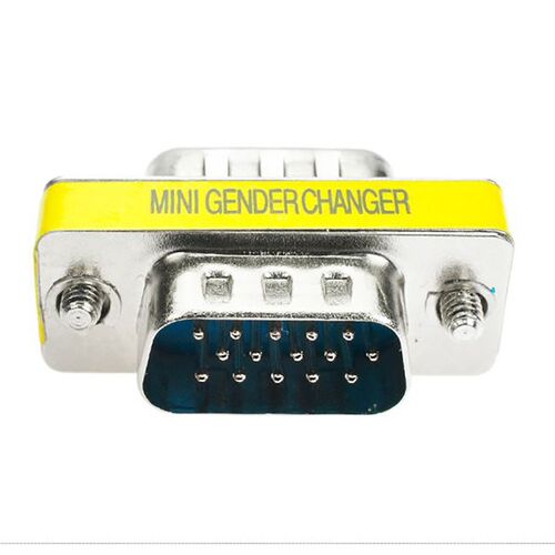15 Pin VGA SVGA HD15 Gender Changer Coupler Adapter Convert