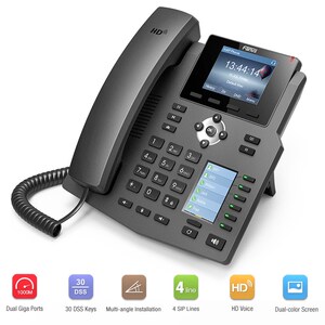 IP Phone X4G DSS Color Screen Enterprise Desktop SIP Phone H