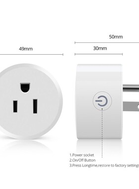 Dohome Alexa Google Home Wifi Outlet EU US Plug Homekit Sma