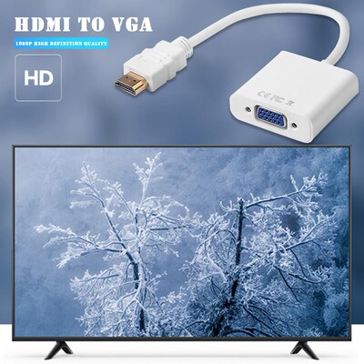 Converting the Complete HDMI Signal to VGA Output Male to F