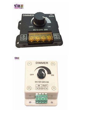 DC12V-24V LED Dimmer 8A 30A 96W 360W Adjustable Brightness L