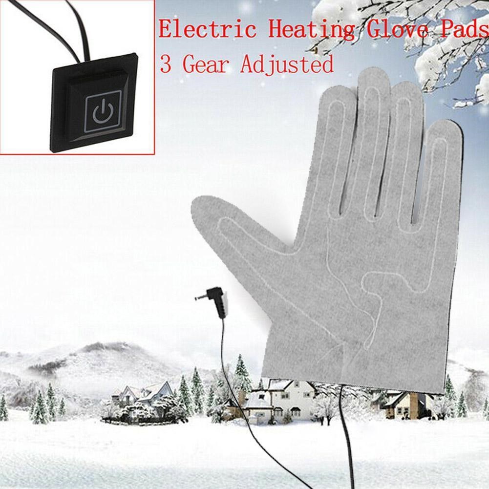 New 1Pc Five finger Gloves USB Electric Heating Pads Heatin
