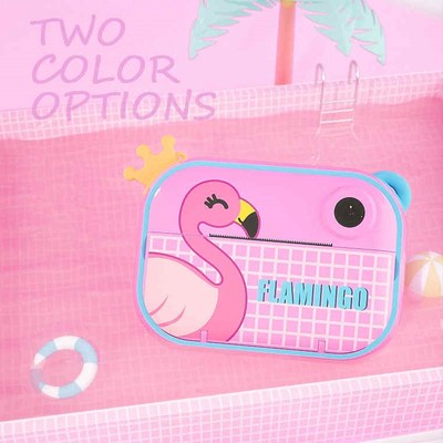 DIY Instant Print Camera Kids Flamingo Thermal Printer Came