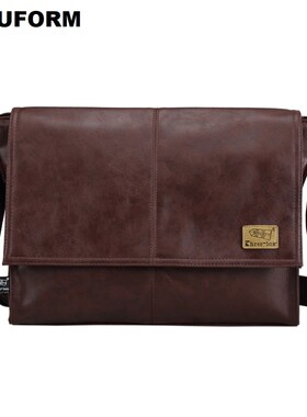 Designer Handbags Men's 14 Inch Laptop Bag Male PU Leather