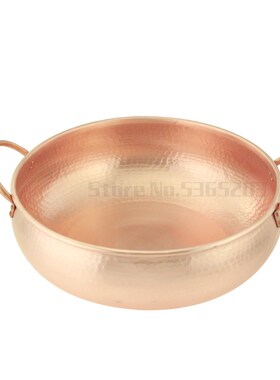 Copper hot pot pure copper thick small copper pot old Beijin