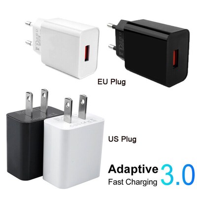 Quick charge 3.0 5V 3A United States Russia US EU plug Fast