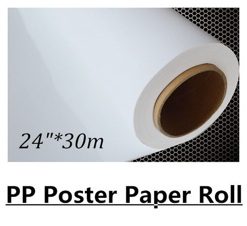 24''*30m waterpoof matt pp poster paper for poster dye/pigm