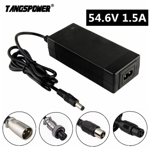 TANGSPOWER 54.6V 1.5A lithium battery e bike charger for 48