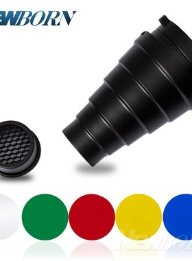 Godox Snoot SN 01 With Color Filter Conical  Studio Flash A