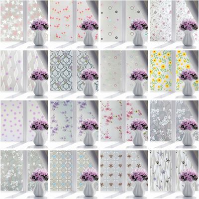 Window Paper Glass Stickers Toilet Opaque Bathroom Sliding