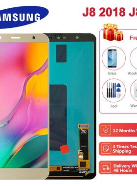 Super AMOLED J8 LCD For  J8 2018 J810 J810FN SM-J810 LC