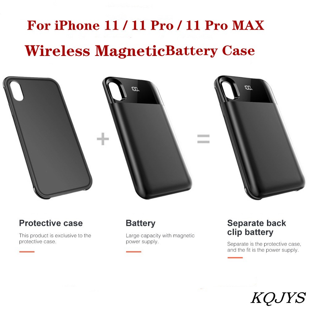 KQJYS Battery Charger Case For iPhone 11 11 Pro Back Cover