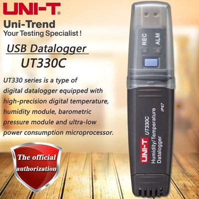 UT330C USB Data Logger Mini PC Connection Temperature / Humi