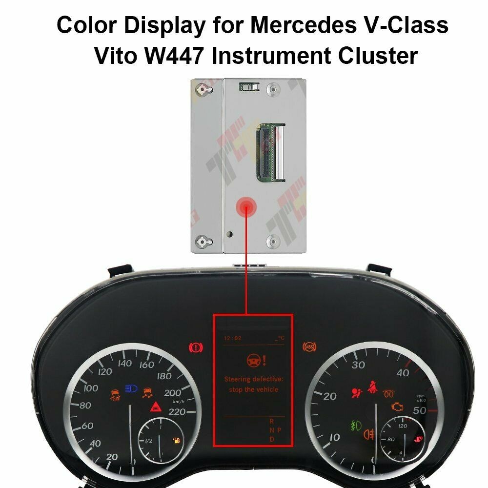 Color LCD Display for MercedesBenz V Class Vito W447 Instrut