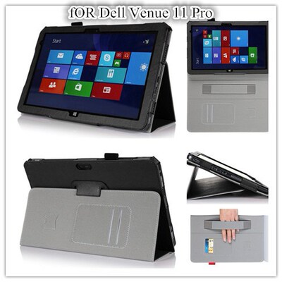 For Venue 11 Pro 5130 PU Lichee  Texture Leather Cover Pouc